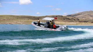 Kayseri'de 752 kilometrekarelik iç sularda jandarma görev başında