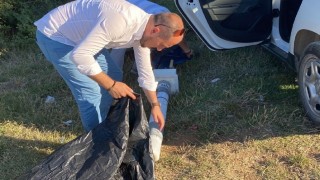 Sinop sahilinde denizaltı malzemesi "hava ştandrosu" bulundu