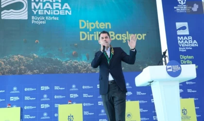 Bakan Kurum, İzmit Körfezi Dip Çamur Temizleme Tesisi'ni inceledi: