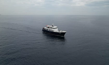 Antalya'da inşa edilen su altı araştırma gemisi göreve başladı