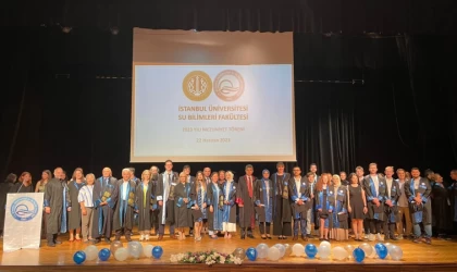 İstanbul Üniversitesi Su Bilimleri Fakültesinde mezuniyet töreni yapıldı