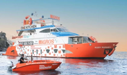 "Migros Deniz Market" yaz sezonunun gelmesi ile hizmete başladı