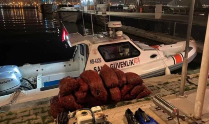 İzmir'de kaçak avcılıkta kullanılan 2 tekne ele geçirildi