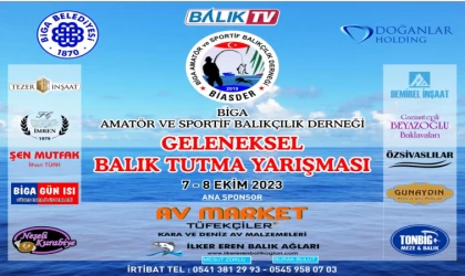 Biga Geleneksel Balık Avı Yarışması Başlıyor