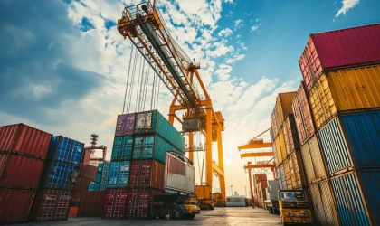 Limanlarda elleçlenen konteyner miktarı bu yılın ilk çeyreğinde arttı