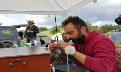 Sinek Balıkçıları Ayaş Çanıllı Barajı’nda Buluştu