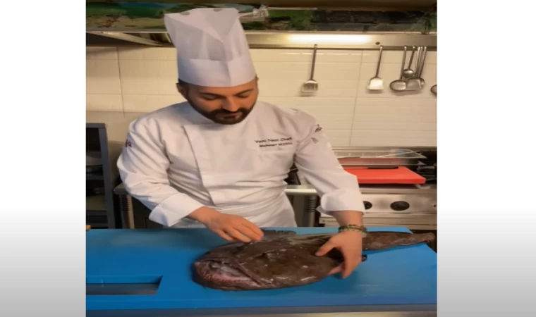 Anlatımlı “Fener Balığı” tarifi- Angler fish recipes by Chef MEHMET GEZEN