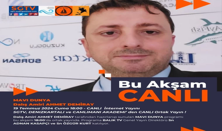 SGTV Sualtı Gazetesi Konuğu Balık TV Adnan Kasapcı ve Özden Aydın Şimşek